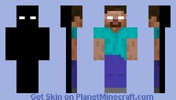 Herobrine Null Minecraft Skin