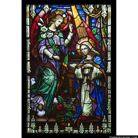 Popular Stained Glass Designs: The Annunciation - About Stained Glass