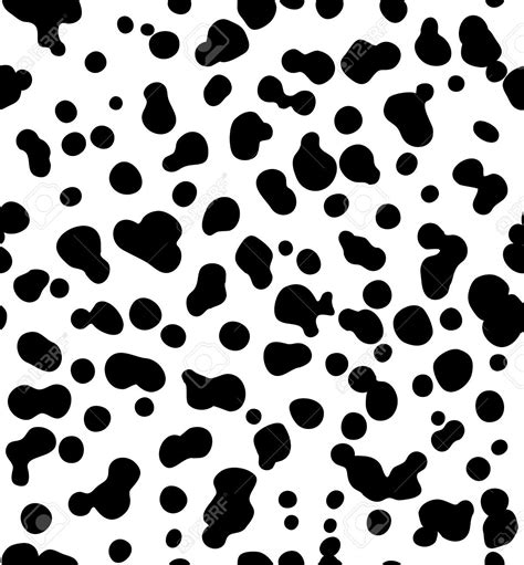 Dalmatian dog seamless pattern. Or cow skin texture. Stock Vector ...