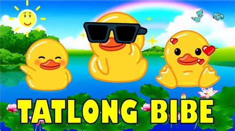 TATLONG BIBE | AWITING PAMBATA TAGALOG | ANIMATED NURSERY RHYMES FOR KIDS - YouTube