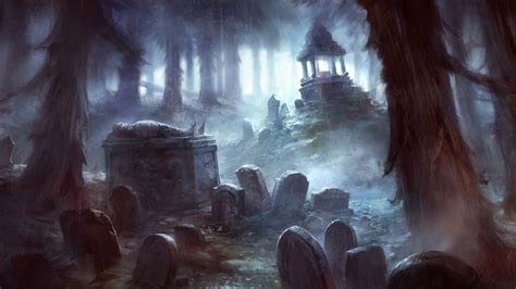 Halloween Graveyard Wallpapers on WallpaperDog