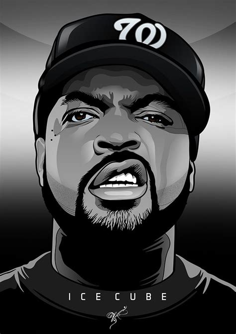 Image result for ice cube vector black and white | Hip hop artwork, Hip ...