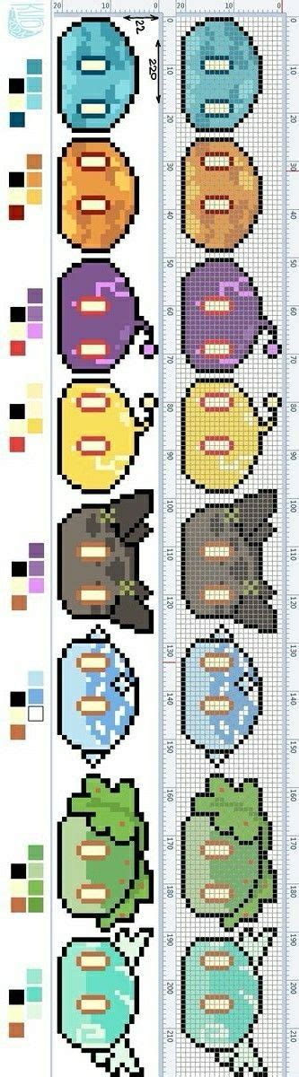 Cross Stitch Pixel Art Templates