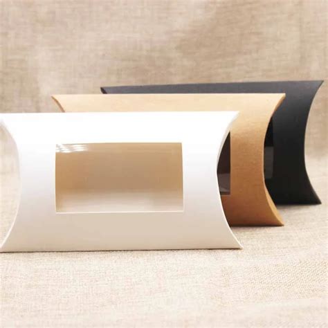 DIY large pilllow gift box with clear pvc window.Merchandise products ...