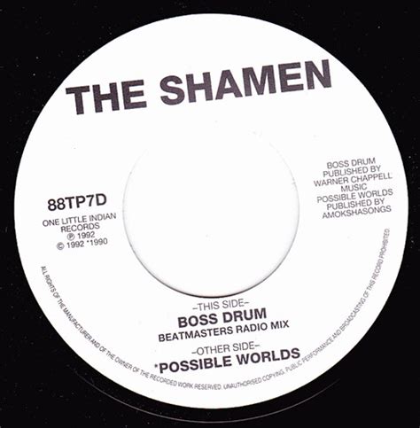 The Shamen – Boss Drum (1992, Vinyl) - Discogs