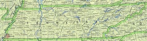 Map Of Tennessee With Rivers