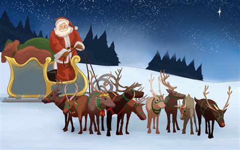 santa's reindeer names 9 reindeers