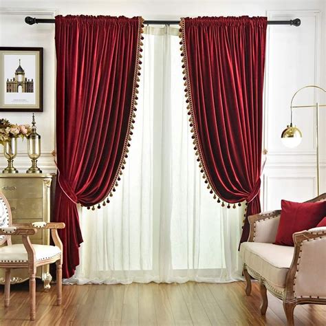 Vintage Victorian Velvet Curtains