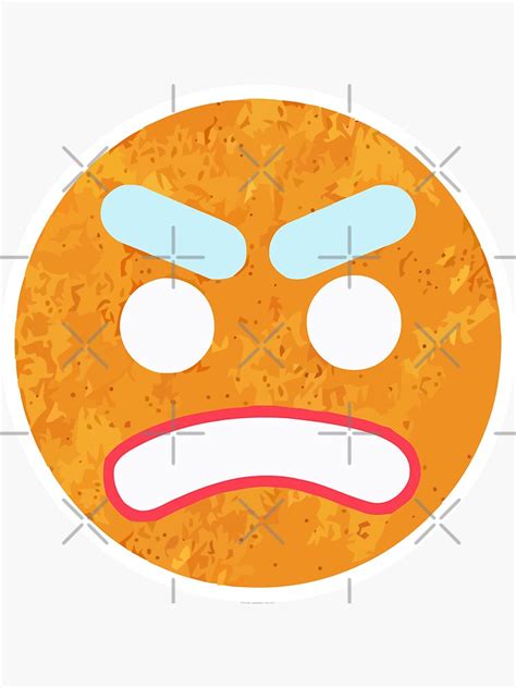 "Lazarbeam Merch Lazar Beam Angry Gingy Face" Sticker by ElbaSoft | Redbubble