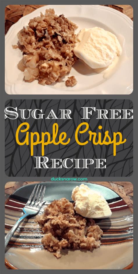 Delicious Sugar Free Apple Crisp Recipe - December 2019 % Ducks 'n a Row