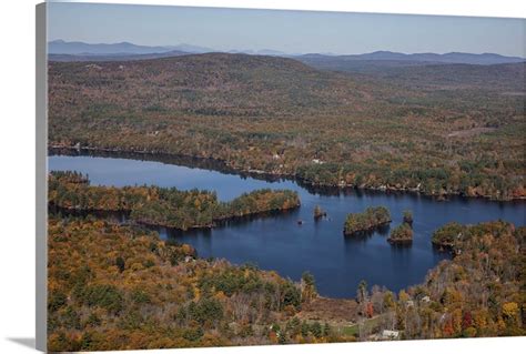 Bow Lake, Northwood, New Hampshire, USA - Aerial Photograph | Great Big ...