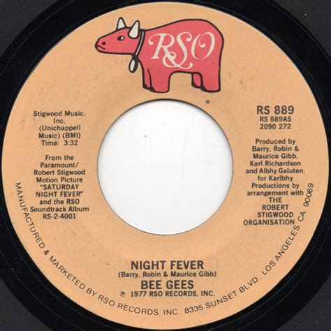 Bee Gees – Night Fever (1978, PRC Pressing, Vinyl) - Discogs