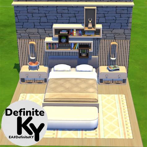 Functional Bed Idea for Sims 4