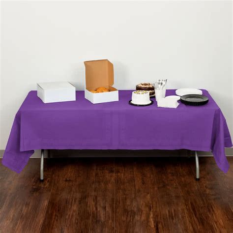 54" x 108" Purple Table Cover in Coloured Table Covers from Simplex Trading | Household ...