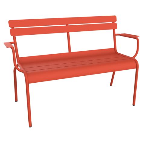 Luxembourg 2-Seater Garden Bench - Metal Bench - Fermob