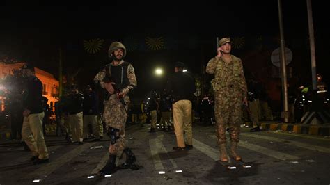 Deadly bomb blast at Pakistan protest rally in Lahore kills 13 | World ...