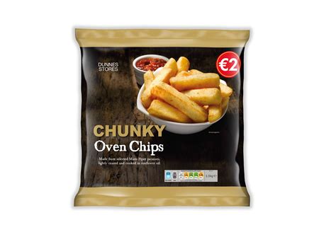 Dunnes Stores Chunky Oven Chips -Frozen designed by Mesh Design