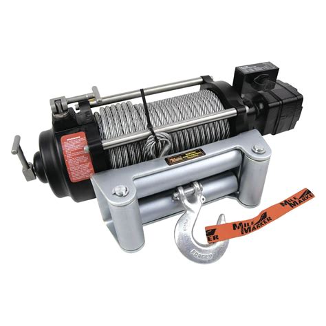 Mile Marker® 75-50058C - 9,000 lbs Low Pressure Hydraulic Winch