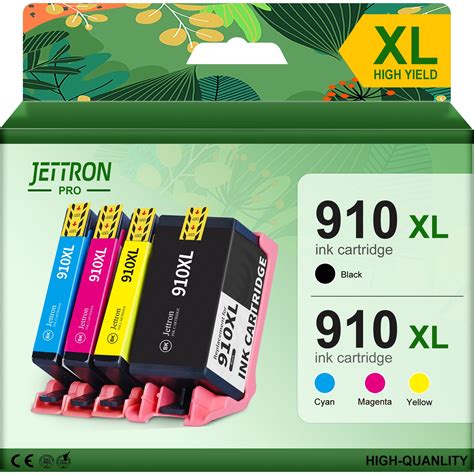 910XL Ink for HP 910 910XL Ink Cartridges Combo Pack Work for OfficeJet ...