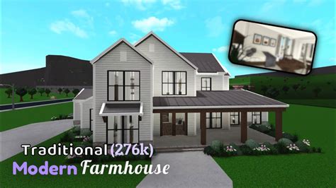 Bloxburg House Ideas 2 Story Farmhouse