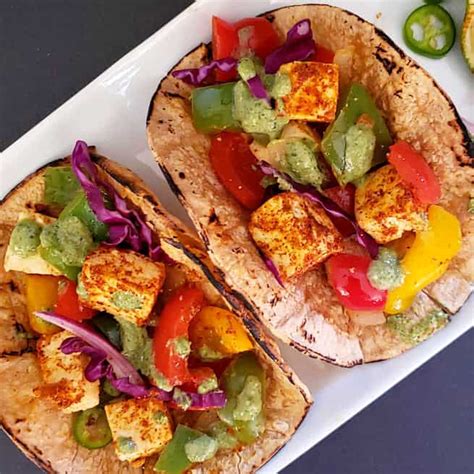 Paneer Tacos - Indian Mexican Fusion Recipe - Profusion Curry