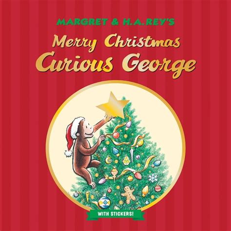 Curious George: Merry Christmas, Curious George with Stickers ...