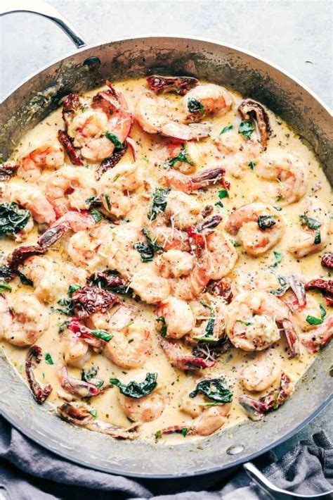 Cremige toskanische Knoblauch-Shrimps - Rezepte De | Essensrezepte ...