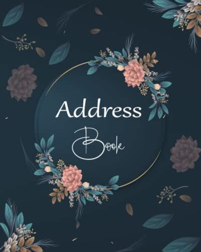 Address Book: Large Print Address Book with Tabs, More than 300 Entry Spaces! Pretty Floral ...