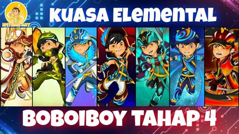 Kuasa Elemental Tahap 4 Boboiboy (fanart) - YouTube