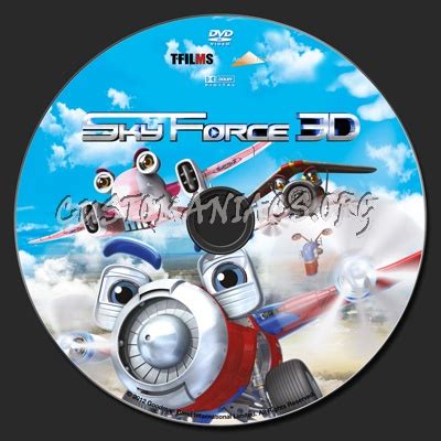 Sky Force 3D dvd label - DVD Covers & Labels by Customaniacs, id ...