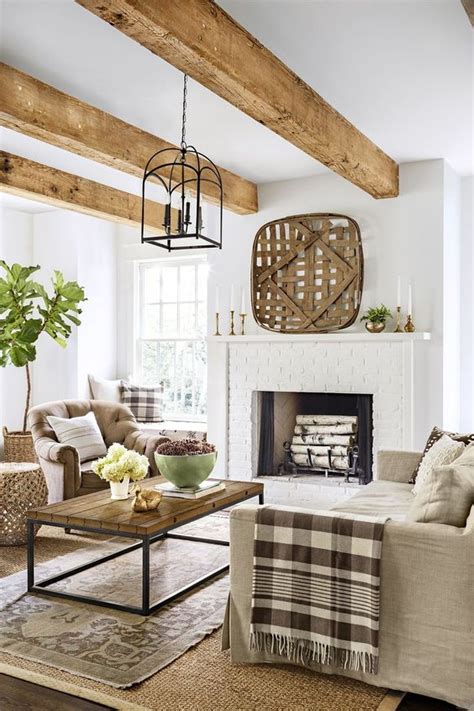 30 Cozy Modern Country Living Room Decor Ideas - DigsDigs