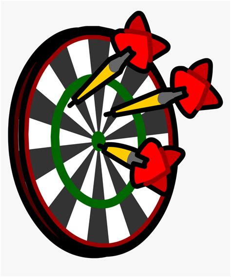 Dart Board Sprite - Transparent Dart Board Clipart, HD Png Download ...