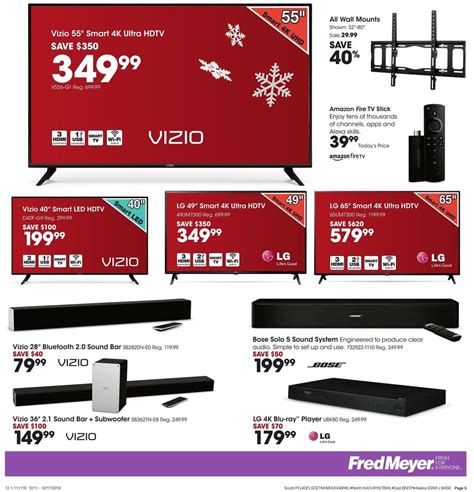 Fred Meyer Electronics & Apparel Weekly Ad & Specials for December 11 - Page 5