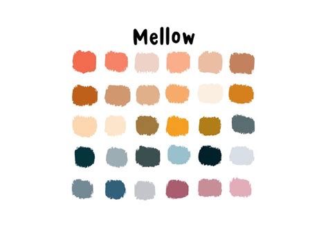 Mellow Color Palette | Mellow colors, Color palette, Color palette design