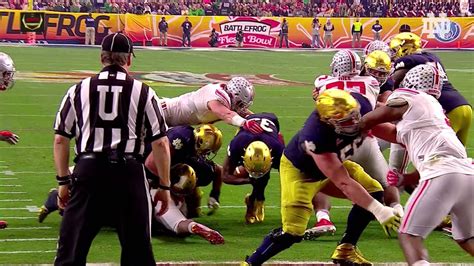 2016 Fiesta Bowl Highlights Notre Dame Ohio State - YouTube