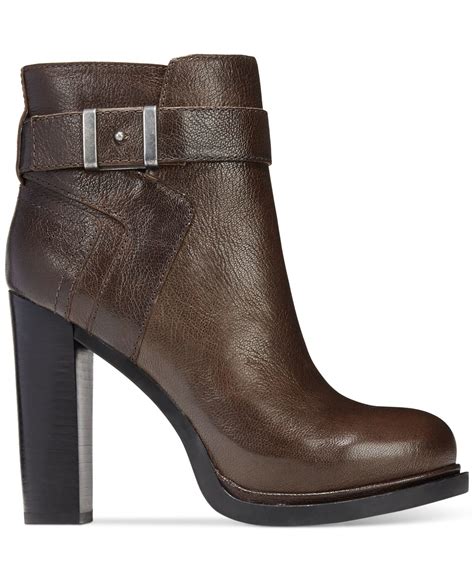 Lyst - Nine West Sherbert Booties in Brown