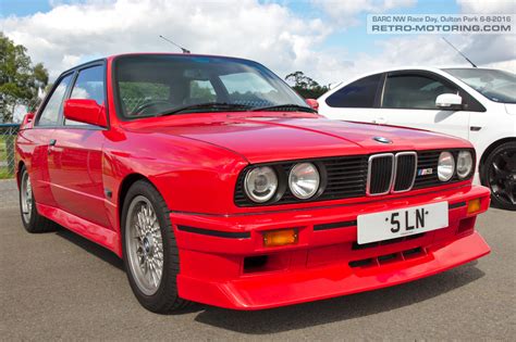 Red BMW E30 M3 5LN Oulton Park BARC NW Championships 2016 : Retro-Motoring