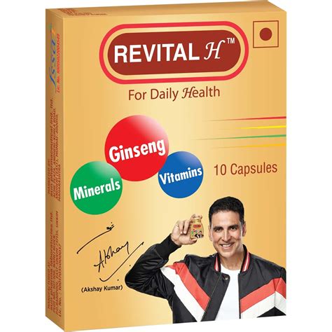 Buy REVITAL H HEALTH SUPPLEMENT CAPSULES STRIP OF 10 Online & Get Upto 60% OFF at PharmEasy