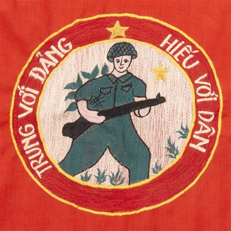 Original Vietnam War North Vietnamese Army NVA Viet Cong Unit Flag - S ...