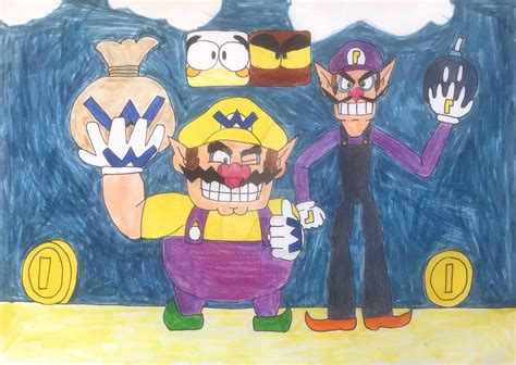 Wario and Waluigi by NikoTheWolfMan1994 on DeviantArt