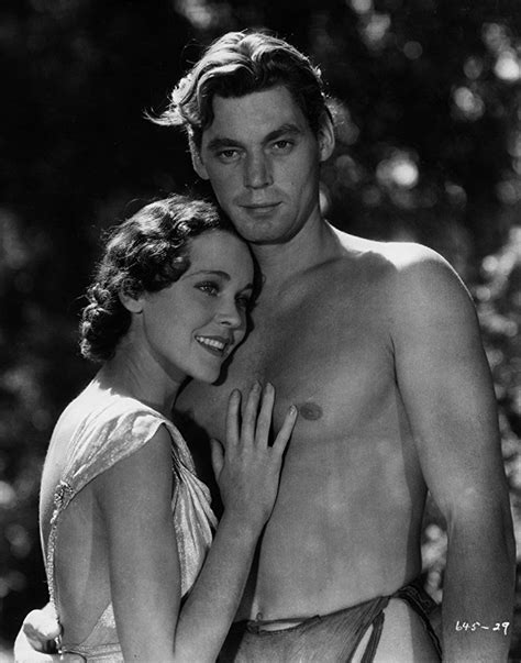 Maureen O'Sullivan and Johnny Weissmuller in Tarzan the Ape Man (1932) | Classic film stars ...