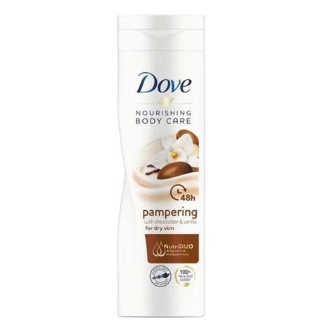 Dove Nourishing Pampering Shea Butter Body Lotion - 250ml - Eshaistic.pk