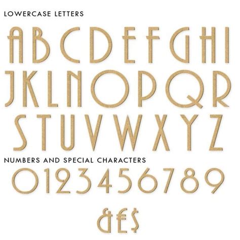 Afbeeldingsresultaat voor art deco letters | Art deco typography, Art deco font, Art deco