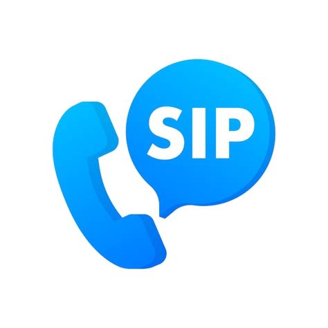 Premium Vector | Sip call icon sign label Vector stock illustration