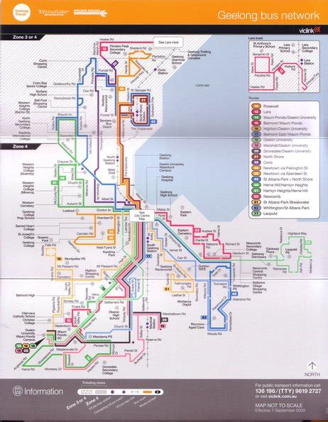 Geelong Bus Routes Map