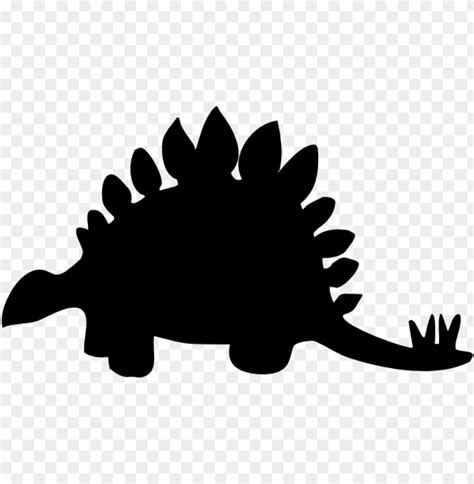 Free download | HD PNG black clip art at clip art freeuse download stegosaurus black and white ...