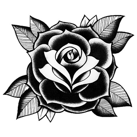 Traditional Rose Tattoo Drawing : Rosas Tatuaje Rosen Sketches Tradicionales Inspiración ...