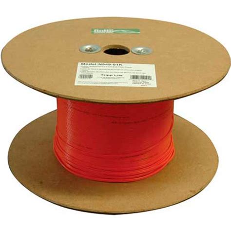 Tripp Lite N549-01K 1000ft Bulk 62.5/125 Multimode Duplex Fiber Optic Cable, 1000'