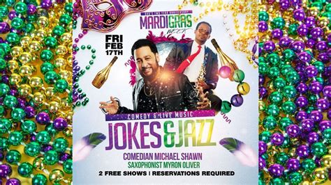 Jokes & Jazz : Mardi Gras Week at DAQs | FREE SHOW, Daq's Luxury Daiquiri Lounge Plano, 17 ...