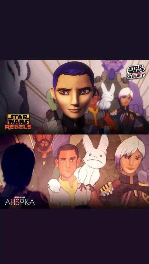 Star Wars rebels and parallel with the new Ashoka show